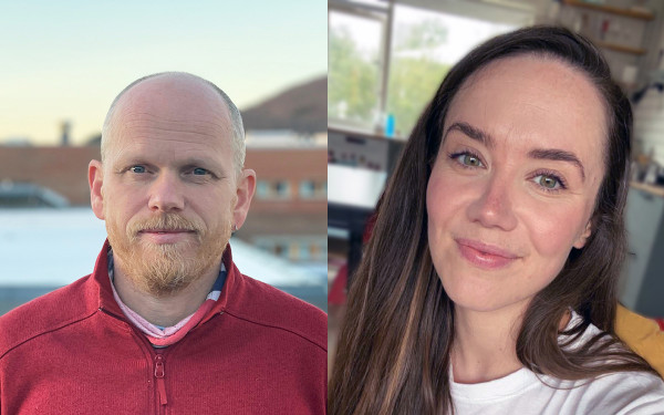 Bj&oslash;rn Vidar Vangelsten og Anna G. Sveinsdott&iacute;r. Foto: Thoralf Fagertun / Privat